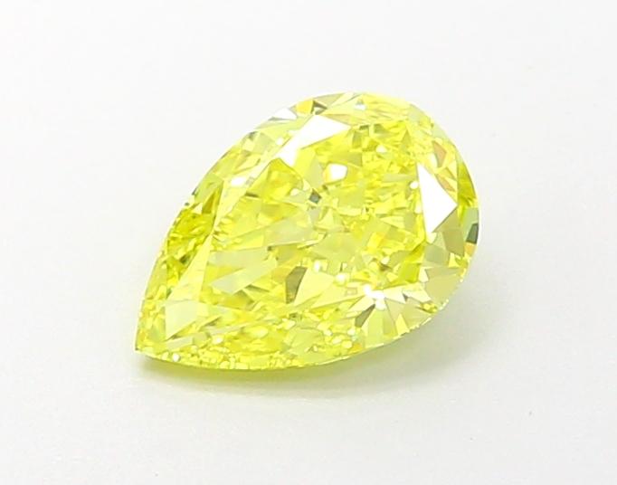 1.00 Ct. Fancy Vivid  Yellow Pear Lab Grown Diamond
