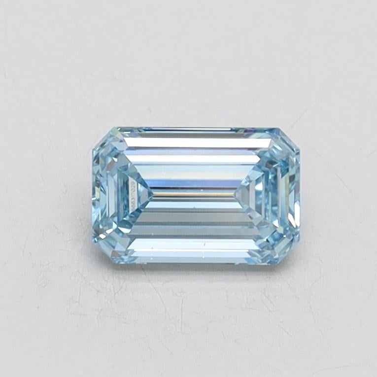 0.50 Ct. Fancy Intense Blue Emerald Lab Grown Diamond