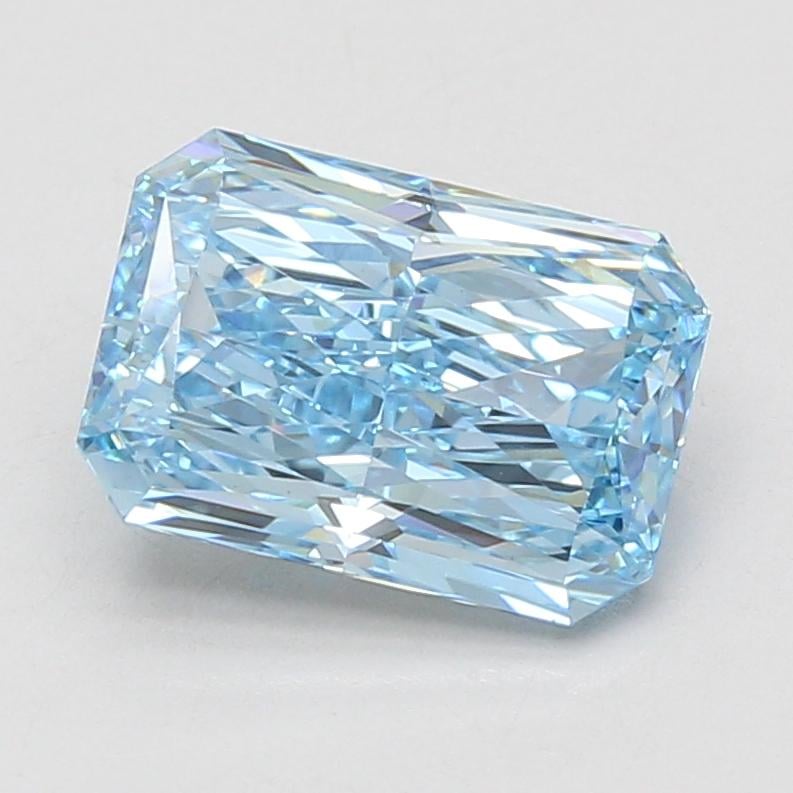 3.10 Ct. Fancy Vivid Blue Radiant Lab Grown Diamond