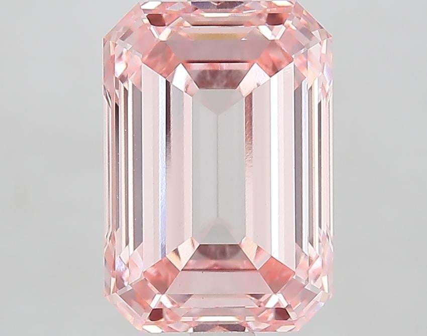 4.70 Ct. Fancy Intense Pink Emerald Lab Grown Diamond