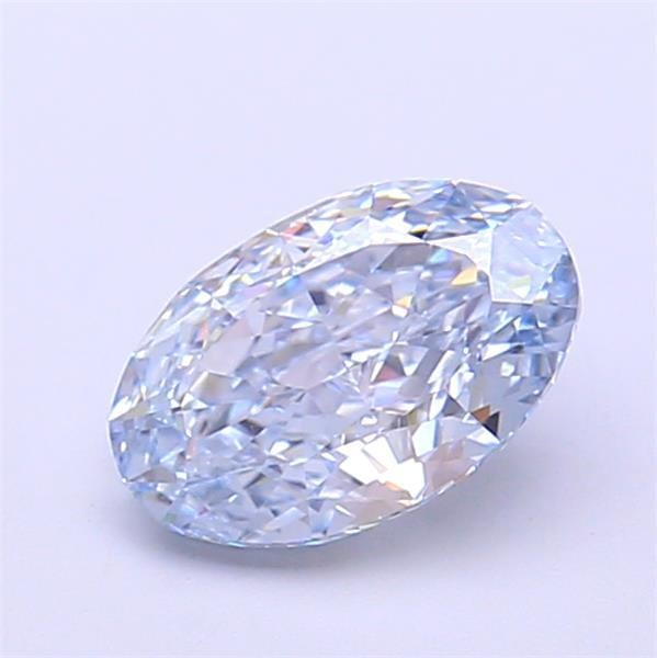 1.10 Ct. Fancy Intense Blue Oval Lab Grown Diamond