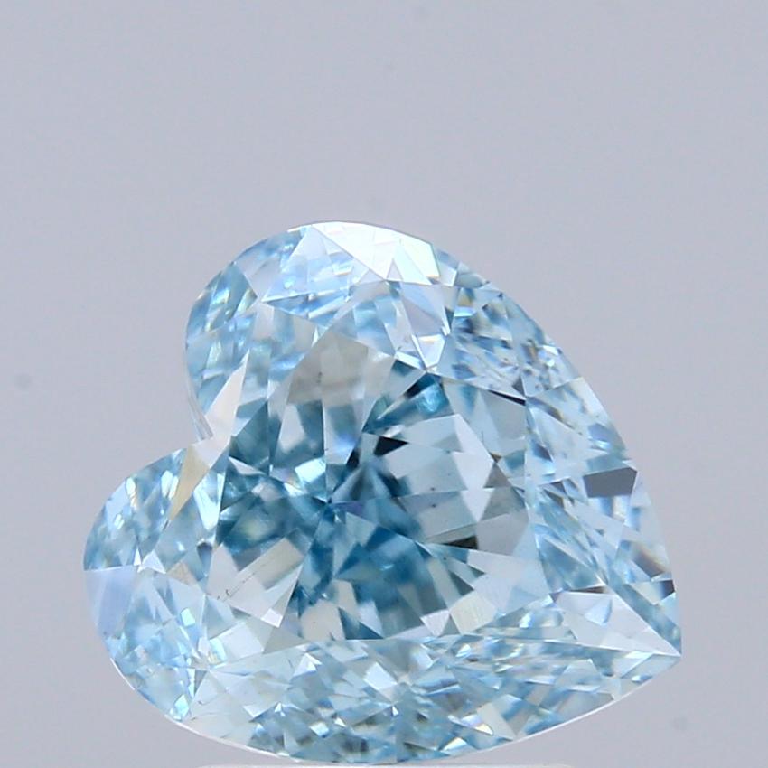 3.01 Ct. Fancy Blue Heart Lab Grown Diamond