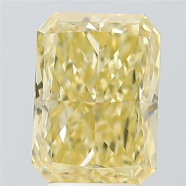 3.81 Ct. Fancy Intense Yellow Radiant Lab Grown Diamond