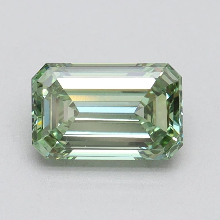 0.96 Ct. Fancy Intense Green Emerald Lab Grown Diamond