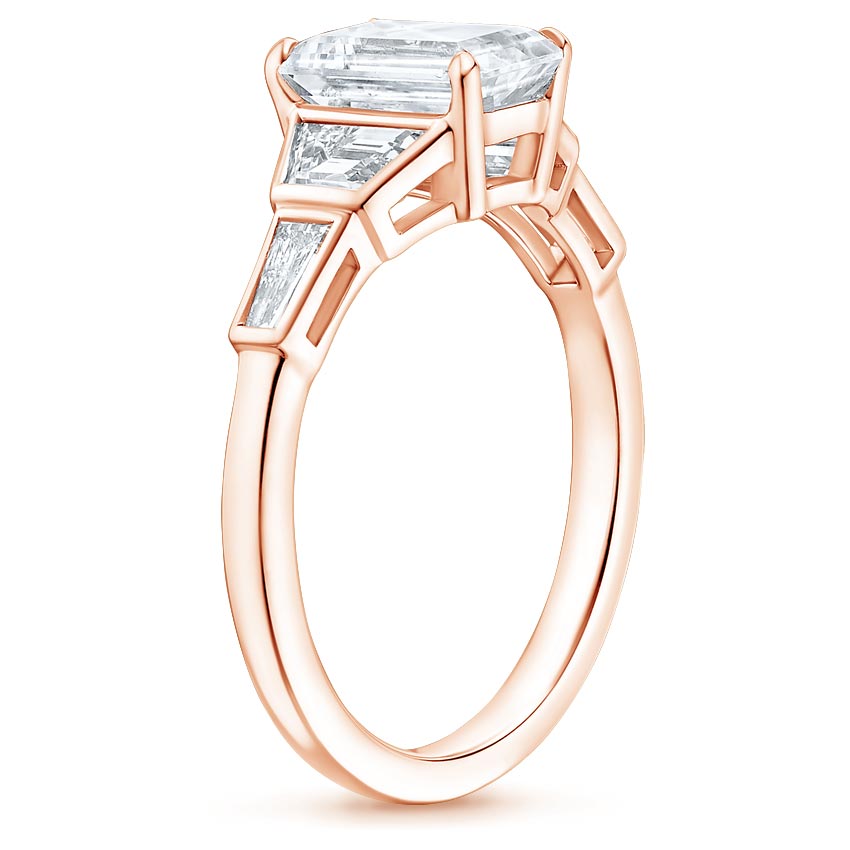 14K Rose Gold Cosette Diamond Ring (1 ct. tw.), large side view