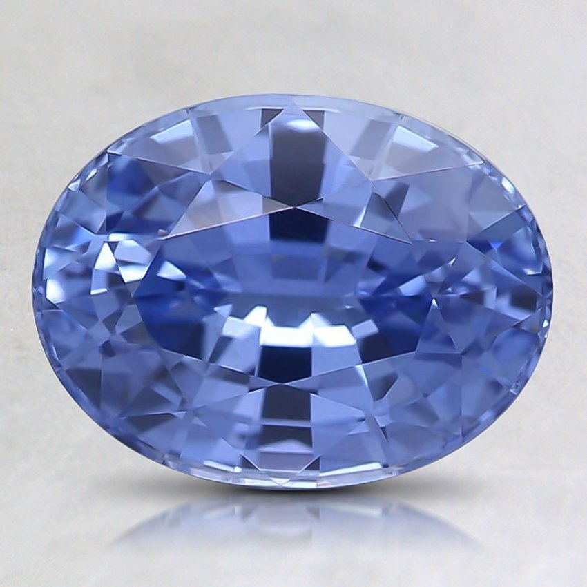 9.1x6.9mm Violet Oval Sapphire
