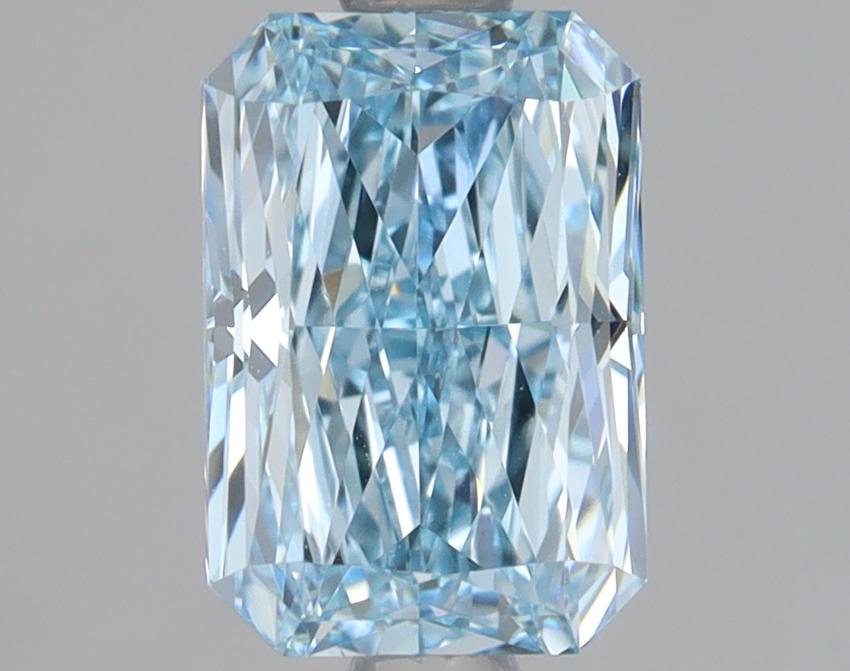 1.57 Ct. Fancy Vivid Blue Radiant Lab Grown Diamond