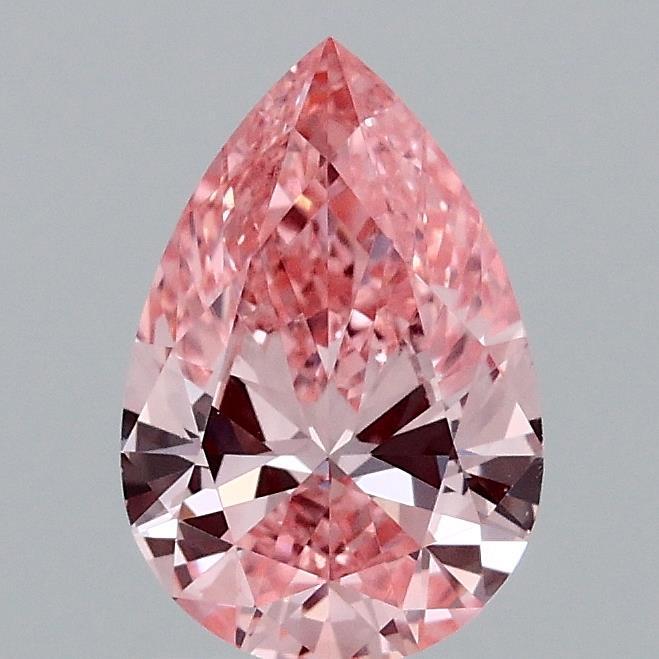 1.00 Ct. Fancy Vivid Pink Pear Lab Grown Diamond