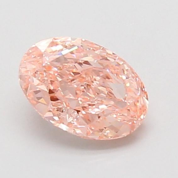 1.00 Ct. Fancy Vivid Pink Oval Lab Grown Diamond