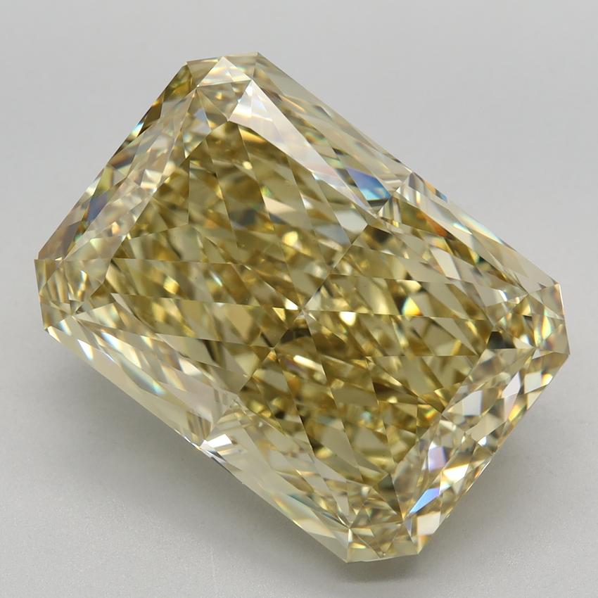 10.84 Ct. Fancy Yellow Radiant Lab Grown Diamond