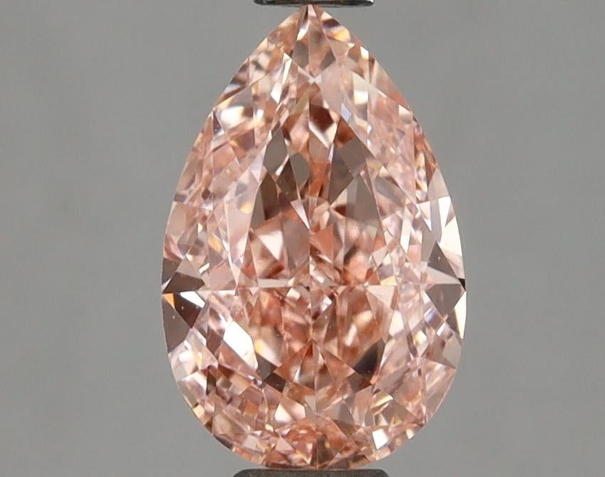 1.08 Ct. Fancy Vivid Pink Pear Lab Grown Diamond