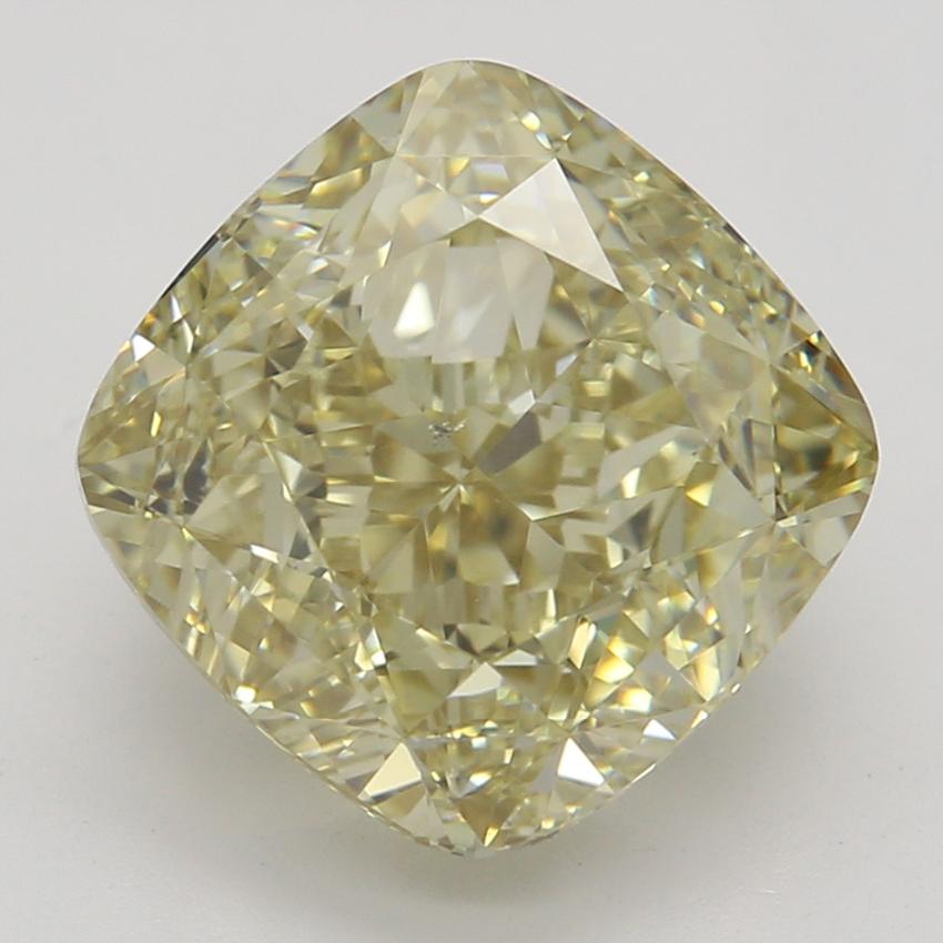 3.02 Ct. Fancy Brownish Yellow Cushion Diamond