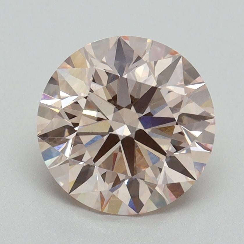 2.10 Ct. Fancy Pink Round Lab Grown Diamond