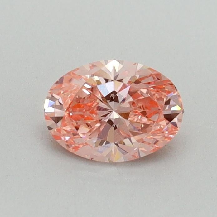 0.46 Ct. Fancy Vivid Pink Oval Lab Grown Diamond