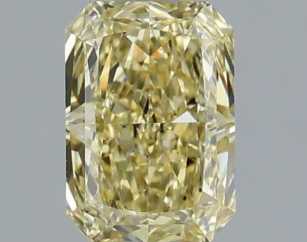 1.09 Ct. Fancy Yellow Radiant Lab Grown Diamond