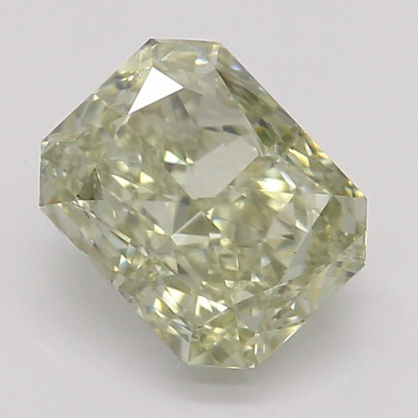 0.71 Ct. Fancy Grayish Greenish Yellow Radiant Diamond