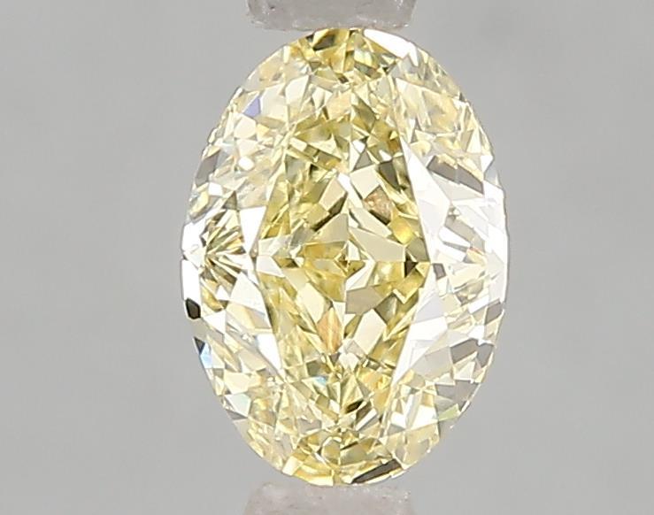 1.02 Ct. Fancy Intense Yellow Oval Lab Grown Diamond