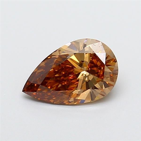 1.27 Ct. Fancy Brown Pear Lab Grown Diamond