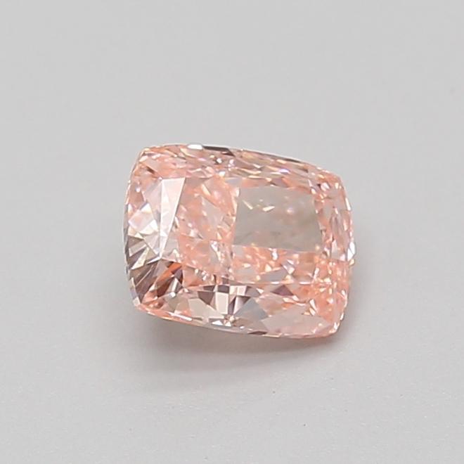 0.81 Ct. Fancy Vivid Pink Cushion Lab Grown Diamond