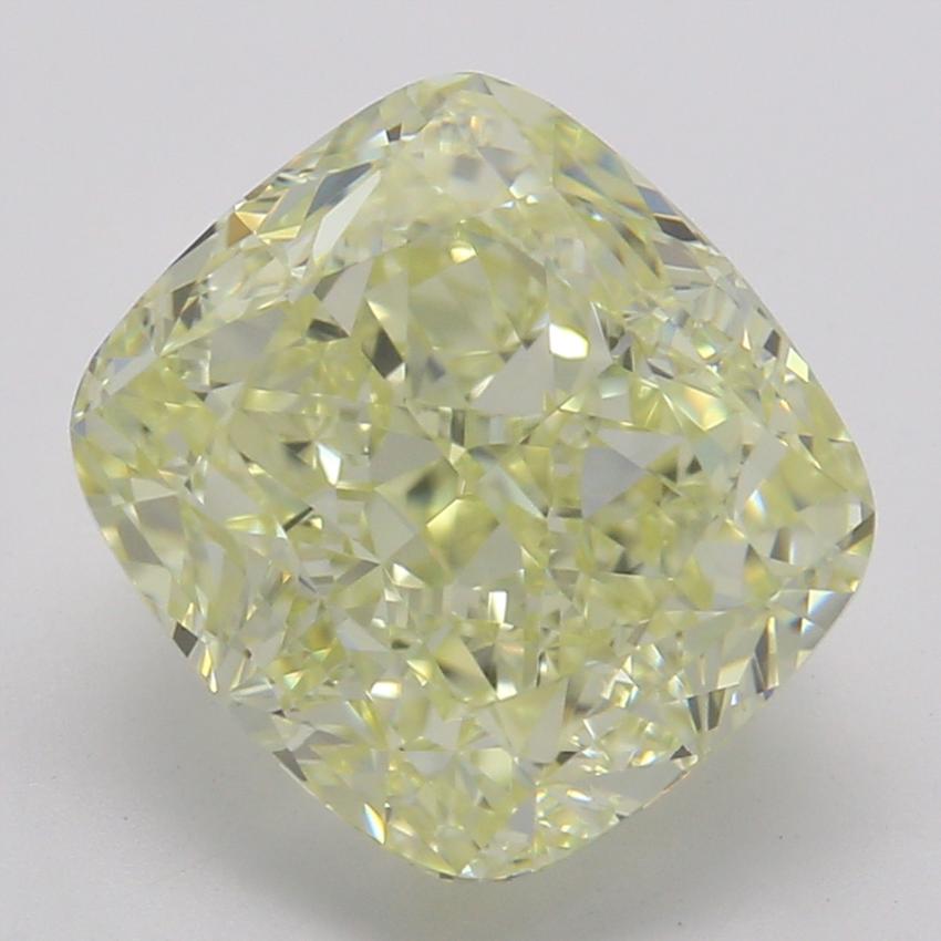 2.44 Ct. Fancy Light Yellow Cushion Diamond