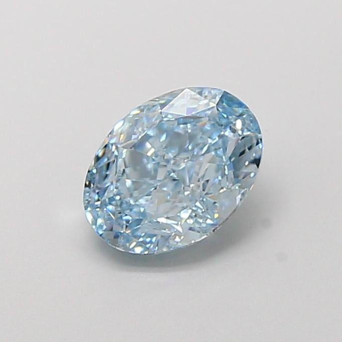 1.25 Ct. Fancy Intense  Blue Oval Lab Grown Diamond
