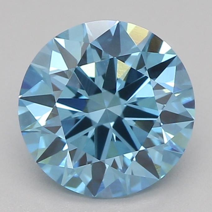 1.00 Ct. Fancy Vivid Blue Round Lab Grown Diamond