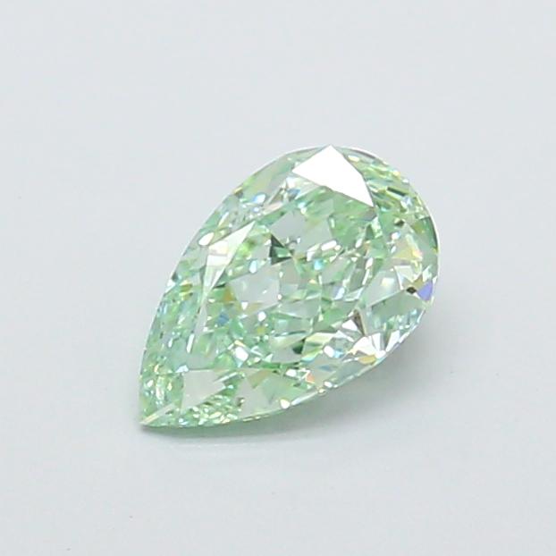 1.02 Ct. Fancy Vivid  Green Pear Lab Grown Diamond