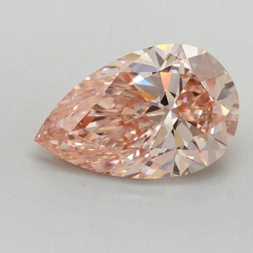 1.79 Ct. Fancy Vivid Pink Pear Lab Grown Diamond