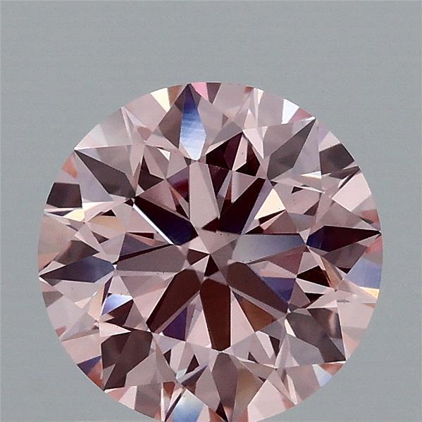 1.61 Ct. Fancy Intense  Pink Round Lab Grown Diamond