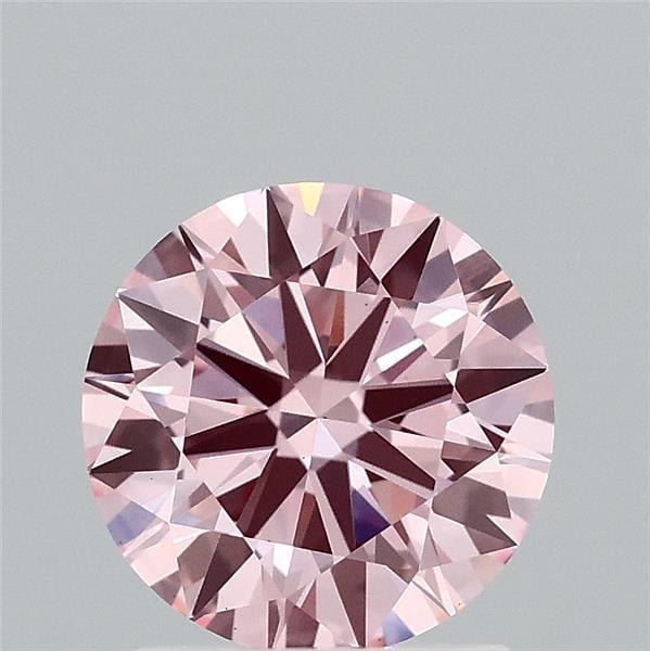 1.53 Ct. Fancy Vivid  Pink Round Lab Grown Diamond