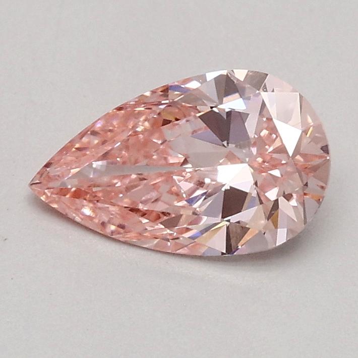 0.53 Ct. Fancy Intense Pink Pear Lab Grown Diamond