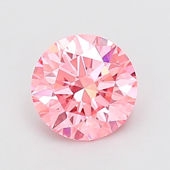 1.53 Ct. Fancy Vivid  Pink Round Lab Grown Diamond