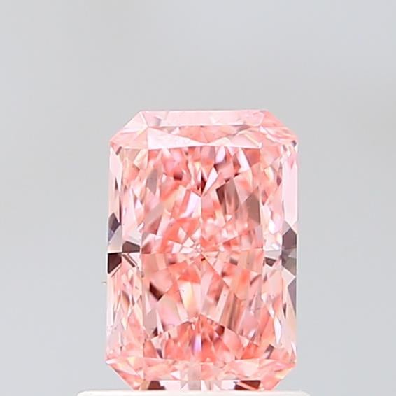 0.96 Ct. Fancy Vivid  Pink Radiant Lab Grown Diamond
