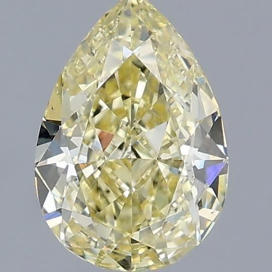 1.07 Ct. Fancy Yellow Pear Lab Grown Diamond