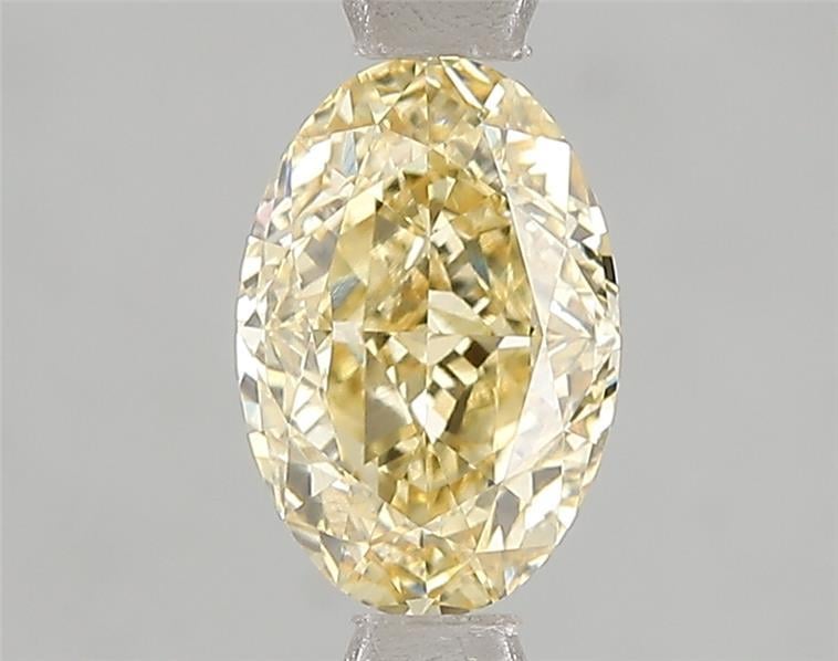 1.52 Ct. Fancy Vivid Yellow Oval Lab Grown Diamond