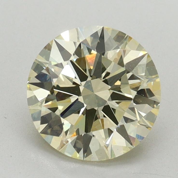 1.51 Ct. Fancy Light Yellow Round Lab Grown Diamond