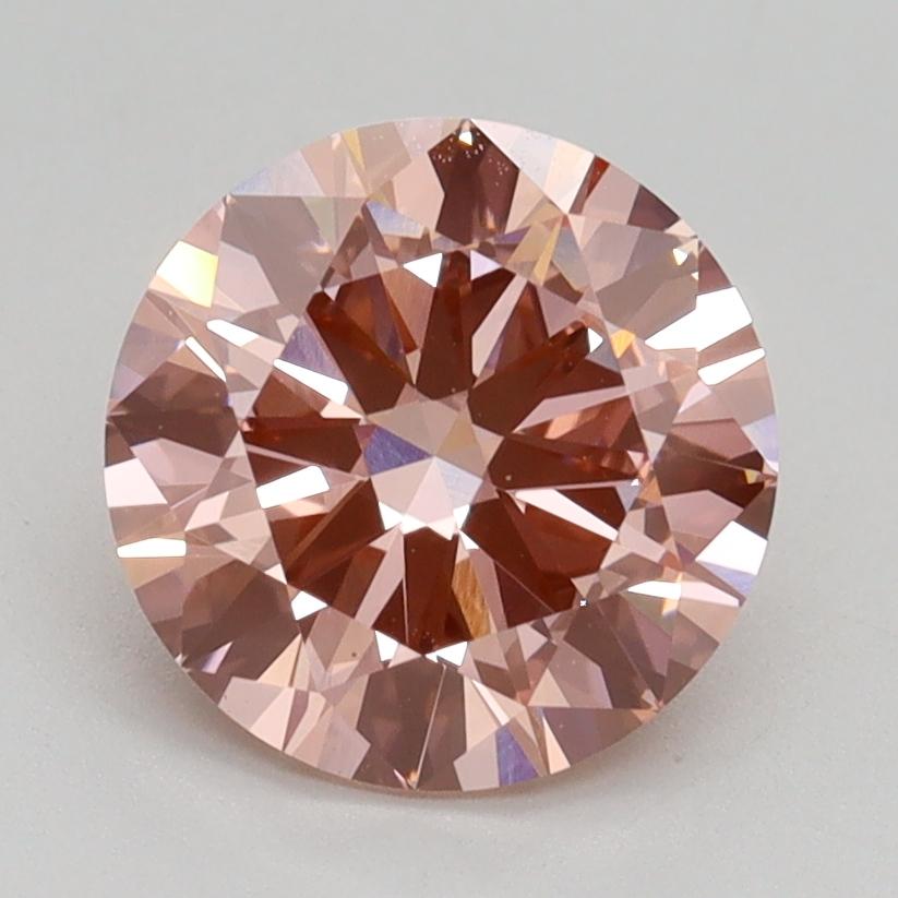 2.00 Ct. Fancy Intense Pink Round Lab Grown Diamond