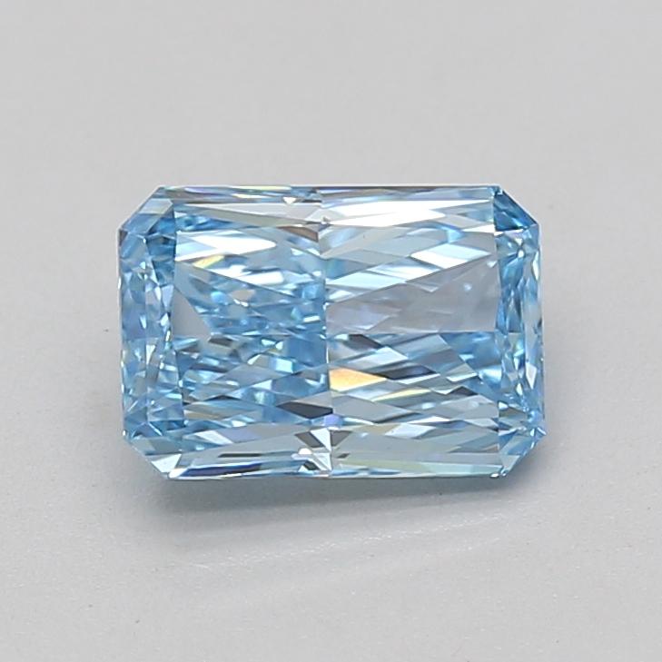 1.55 Ct. Fancy Vivid Blue Radiant Lab Grown Diamond