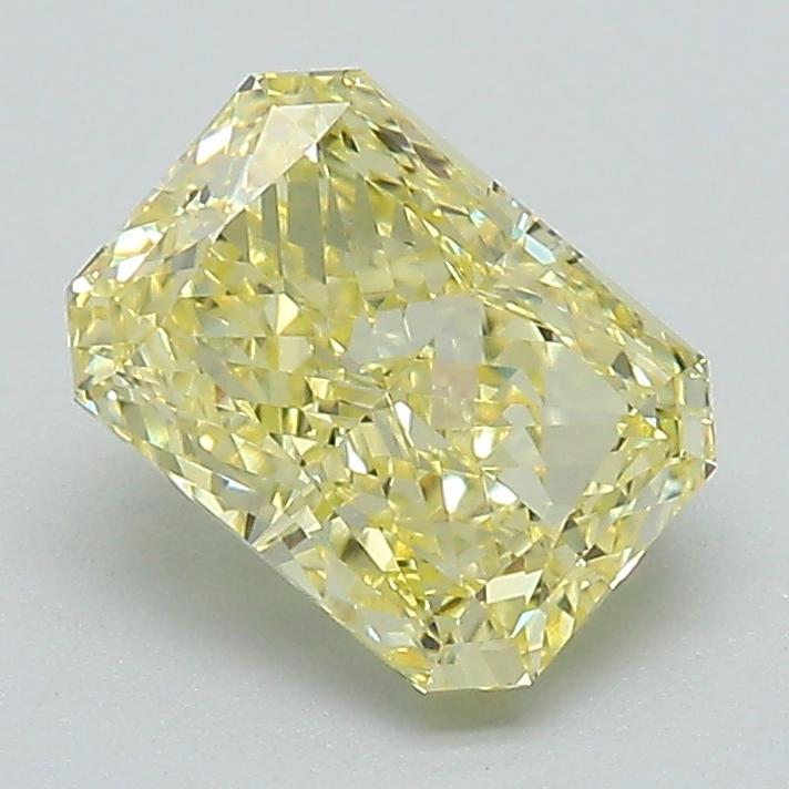 1.59 Ct. Fancy Vivid Yellow Radiant Lab Grown Diamond