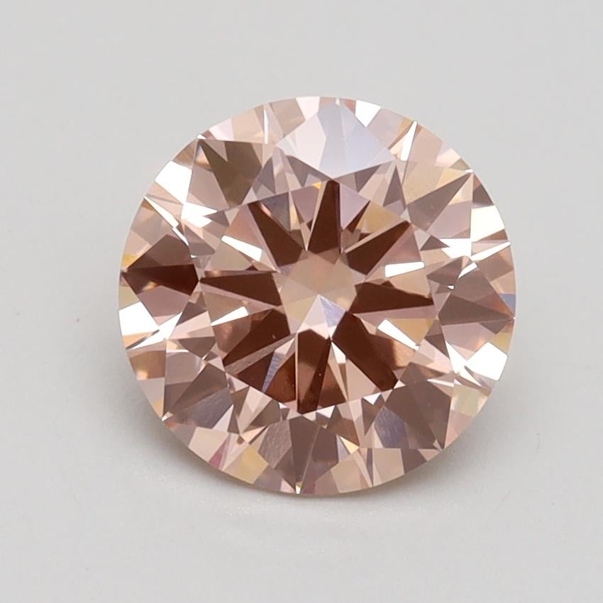 1.70 Ct. Fancy Intense Pink Round Lab Grown Diamond