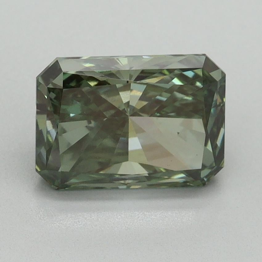 2.03 Ct. Fancy Vivid Green Radiant Lab Grown Diamond