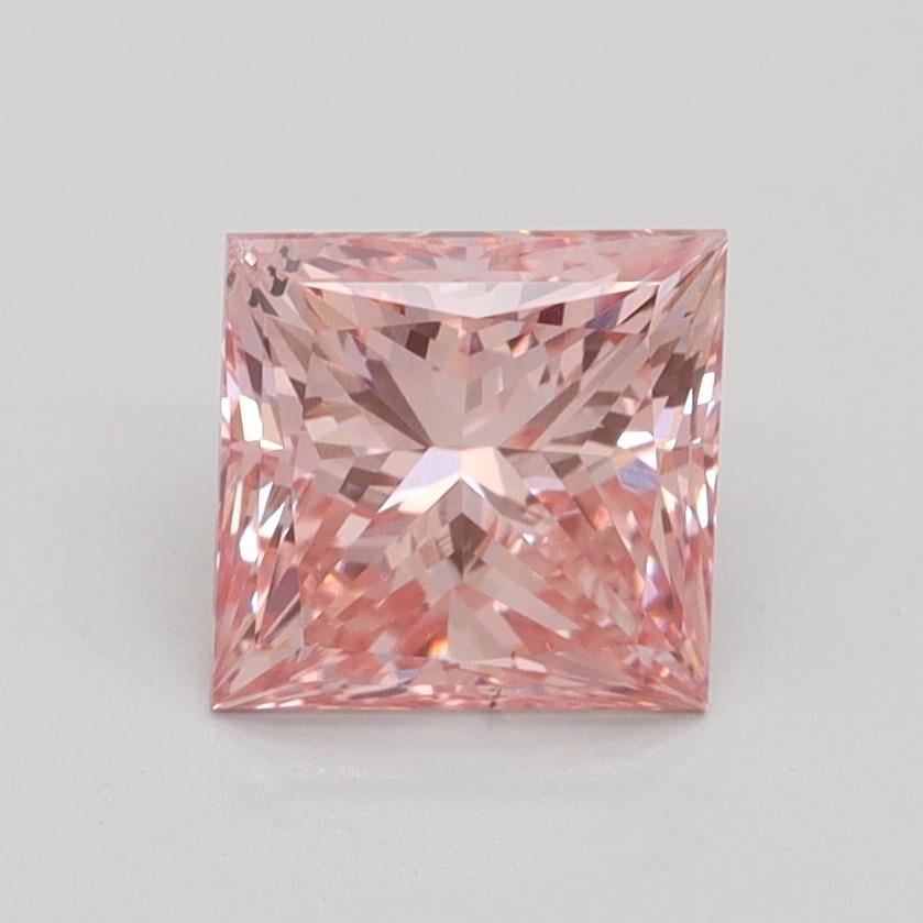 1.37 Ct. Fancy Intense Pink Princess Lab Grown Diamond