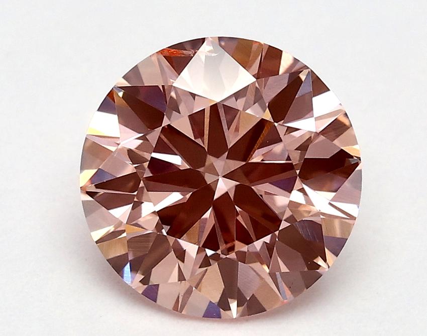 1.5 Ct. Fancy Vivid Pink Round Lab Grown Diamond