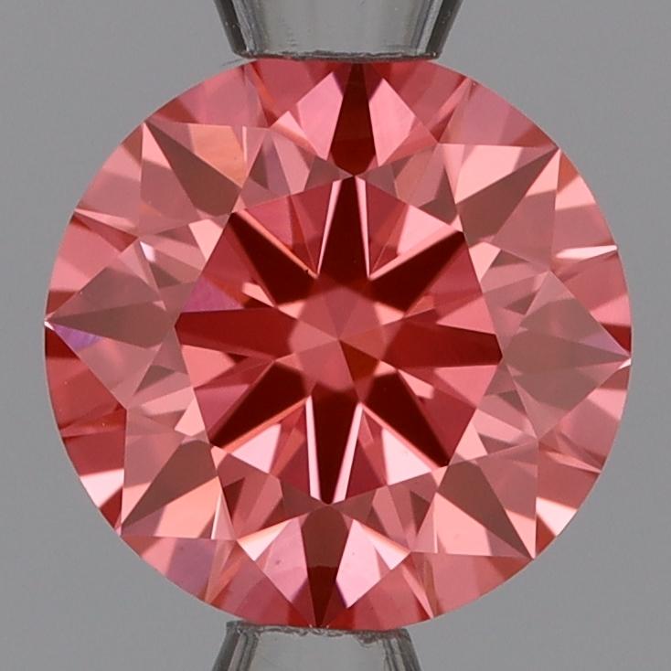 1.04 Ct. Fancy Vivid Pink Round Lab Grown Diamond