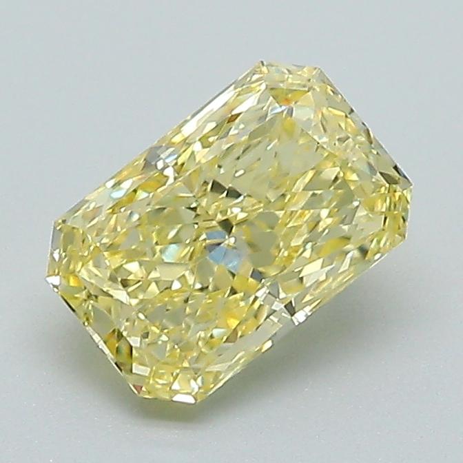 1.03 Ct. Fancy Vivid Yellow Radiant Lab Grown Diamond