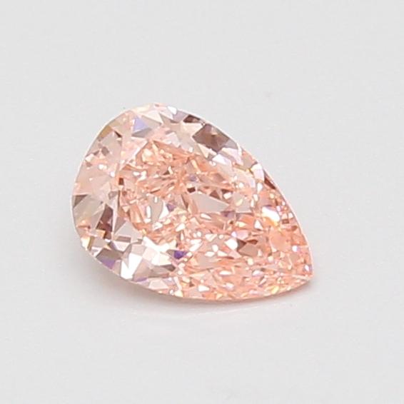 0.51 Ct. Fancy Vivid Pink Pear Lab Grown Diamond