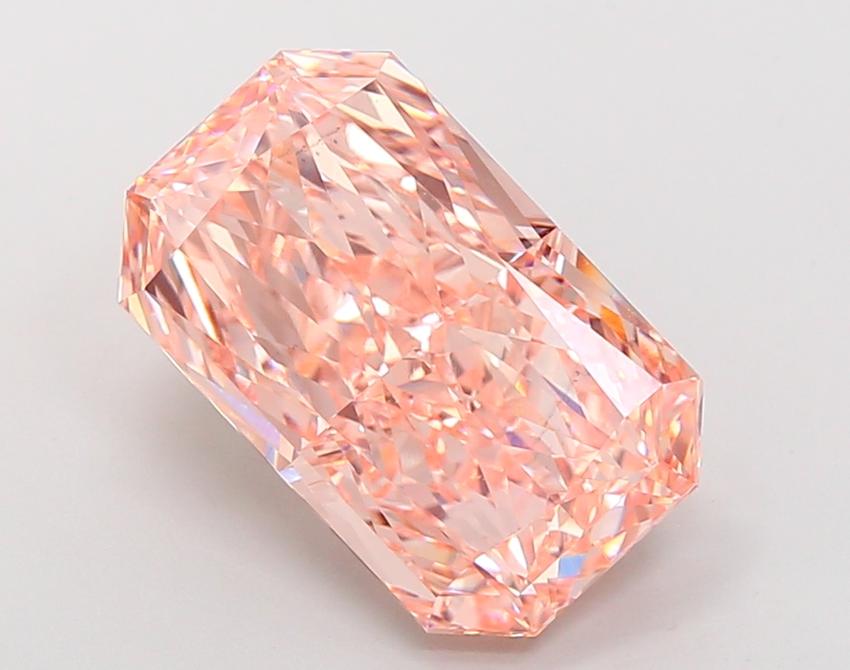 10.03 Ct. Fancy Intense Pink Radiant Lab Grown Diamond