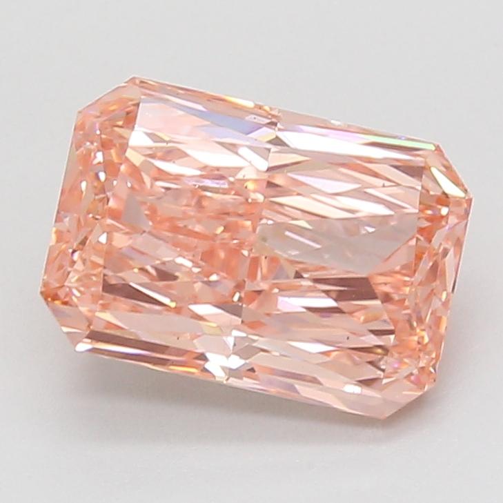 3.08 Ct. Fancy Vivid Pink Radiant Lab Grown Diamond