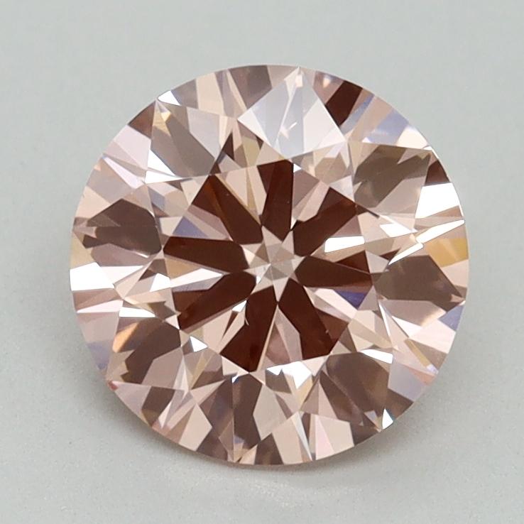 1.60 Ct. Fancy Intense Pink Round Lab Grown Diamond