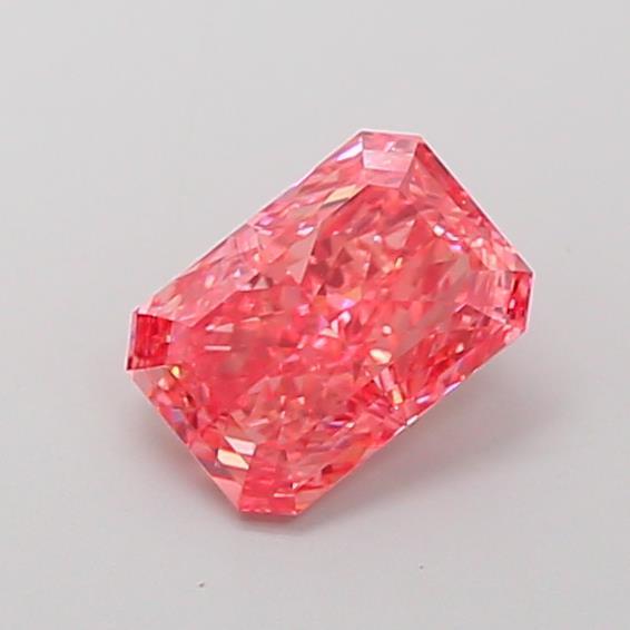 1.77 Ct. Fancy Vivid  Pink Radiant Lab Grown Diamond